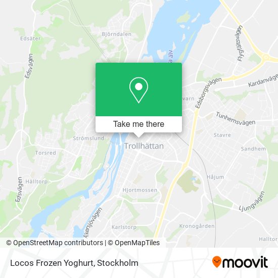 Locos Frozen Yoghurt map