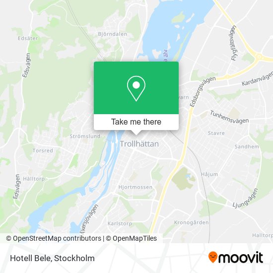 Hotell Bele map