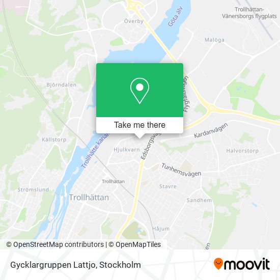 Gycklargruppen Lattjo map