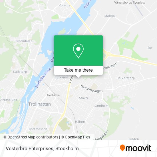 Vesterbro Enterprises map