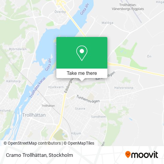 Cramo Trollhättan map