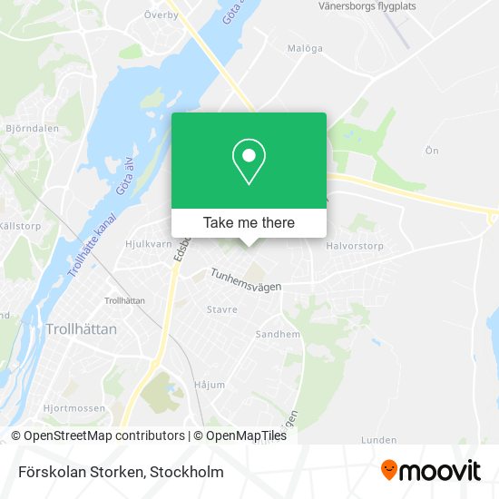 Förskolan Storken map