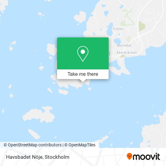 Havsbadet Nöje map