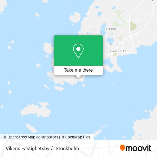 Vikens Fastighetsbyrå map