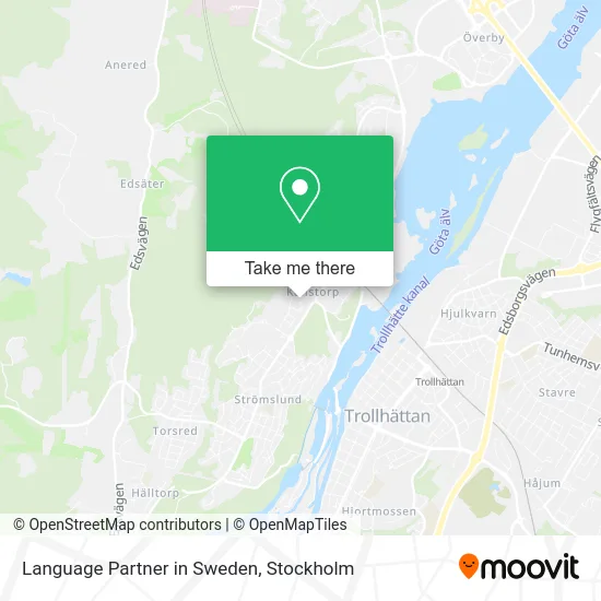 Language Partner in Sweden map