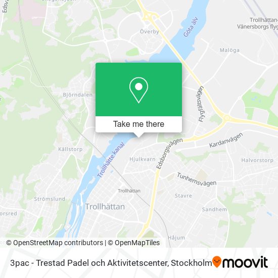 3pac - Trestad Padel och Aktivitetscenter map