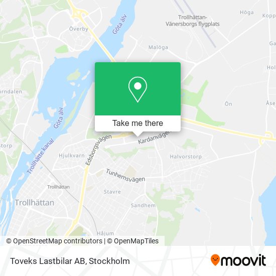 Toveks Lastbilar AB map