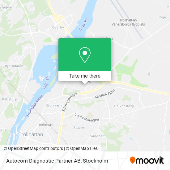 Autocom Diagnostic Partner AB map
