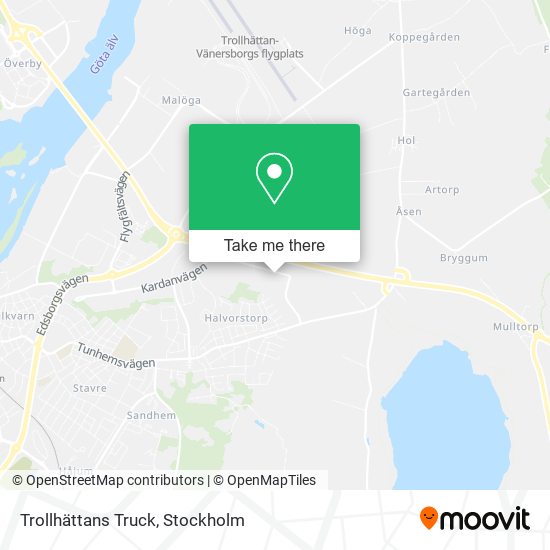 Trollhättans Truck map