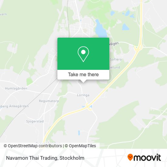 Navamon Thai Trading map