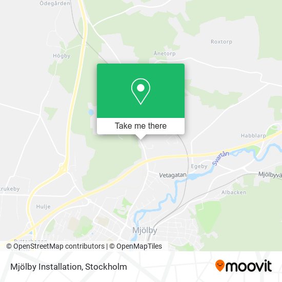 Mjölby Installation map