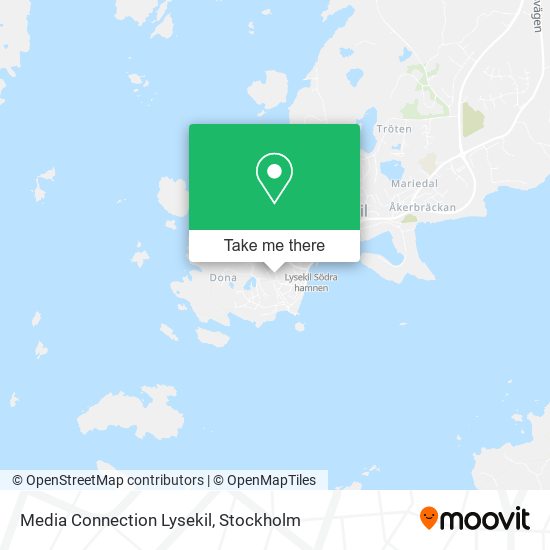 Media Connection Lysekil map