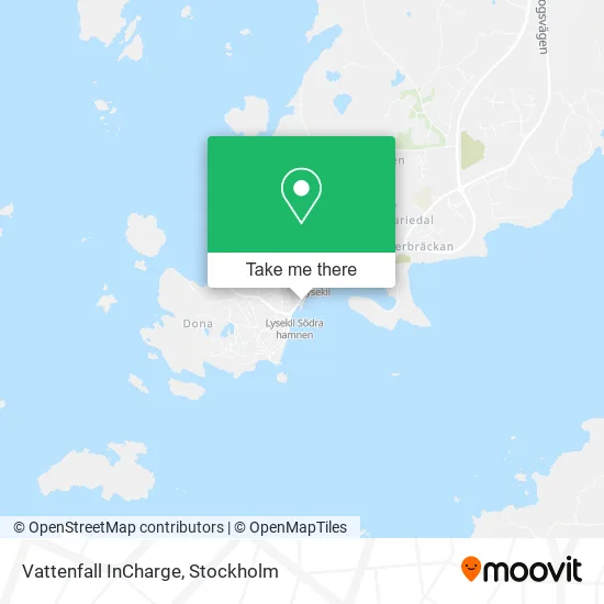 Vattenfall InCharge map