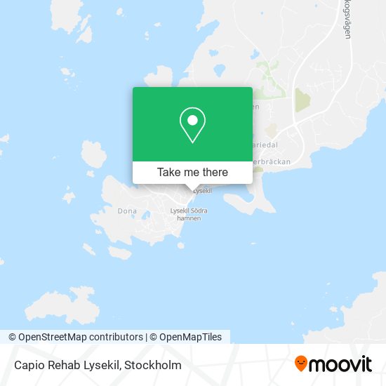 Capio Rehab Lysekil map