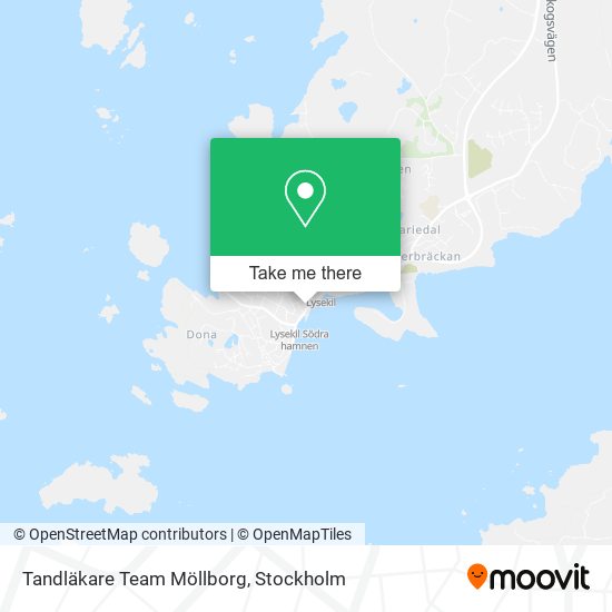 Tandläkare Team Möllborg map