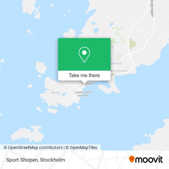 Sport Shopen map