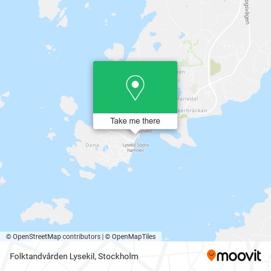 Folktandvården Lysekil map