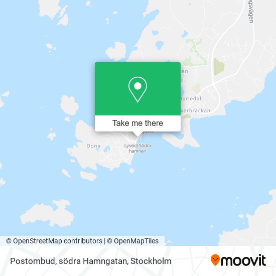 Postombud, södra Hamngatan map