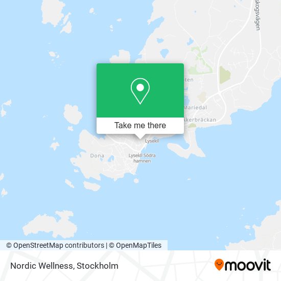 Nordic Wellness map