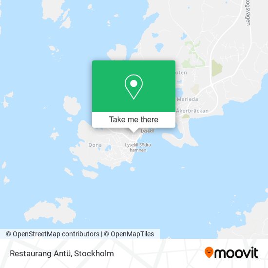 Restaurang Antü map