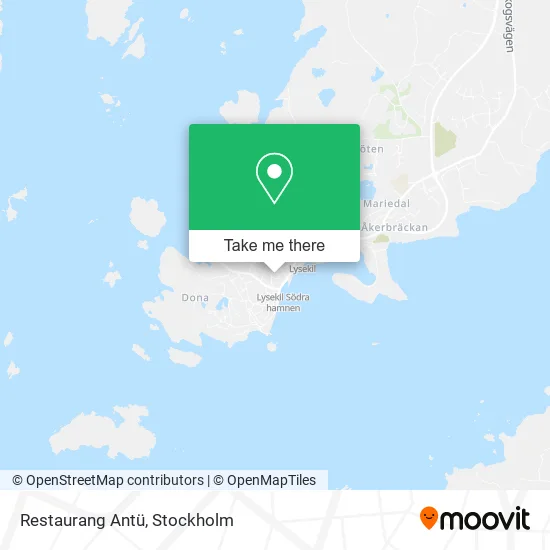 Restaurang Antü map