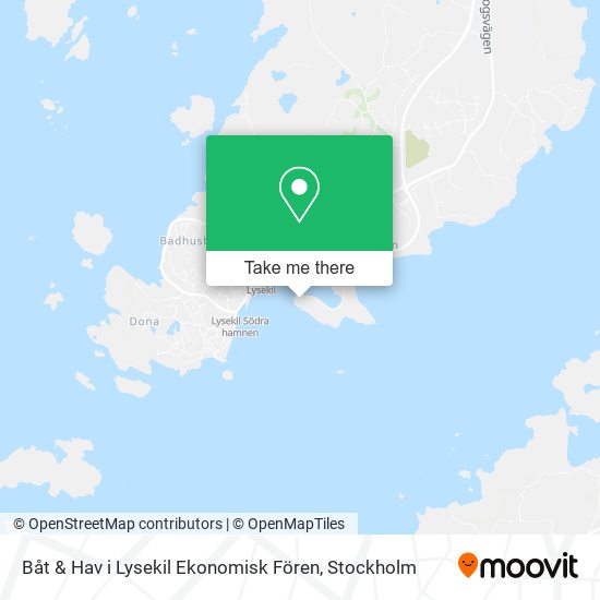 Båt & Hav i Lysekil Ekonomisk Fören map