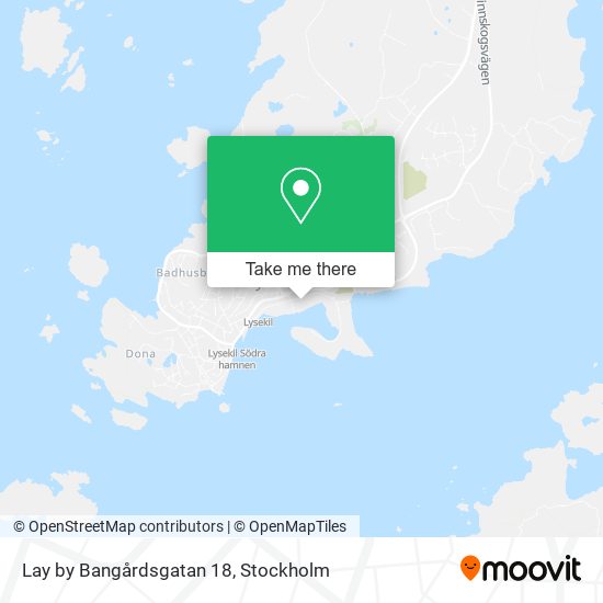 Lay by Bangårdsgatan 18 map