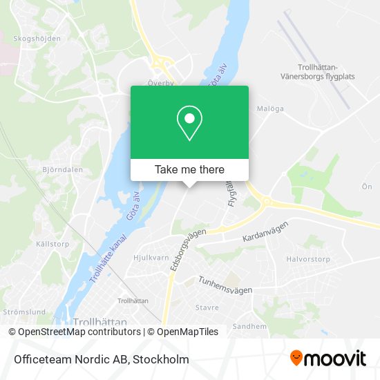 Officeteam Nordic AB map