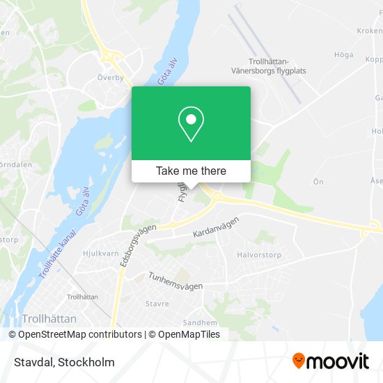 Stavdal map