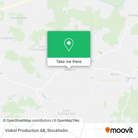Vinköl Production AB map
