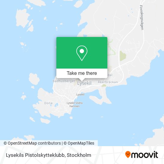 Lysekils Pistolskytteklubb map
