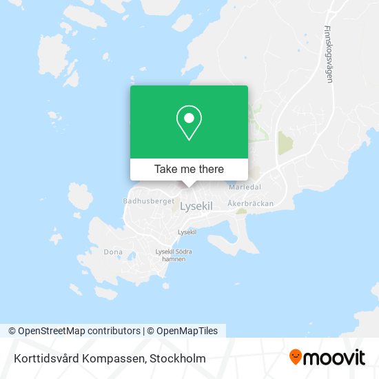 Korttidsvård Kompassen map