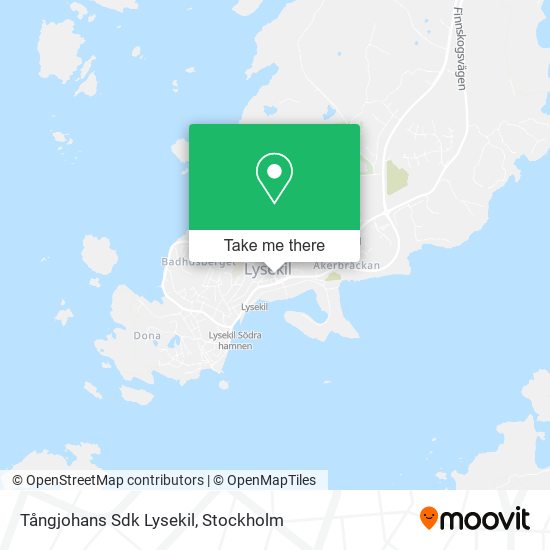 Tångjohans Sdk Lysekil map