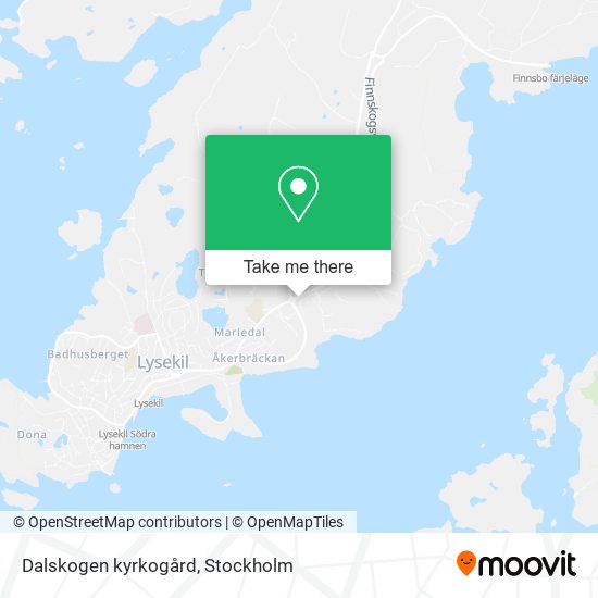 Dalskogen kyrkogård map