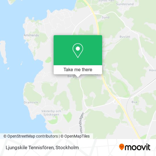 Ljungskile Tennisfören map