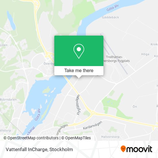 Vattenfall InCharge map