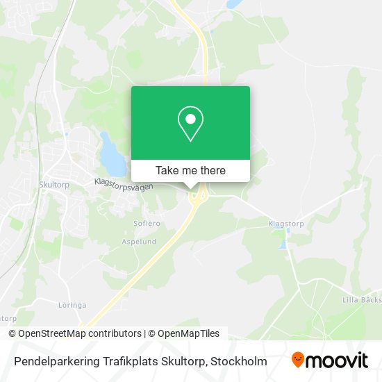 Pendelparkering Trafikplats Skultorp map