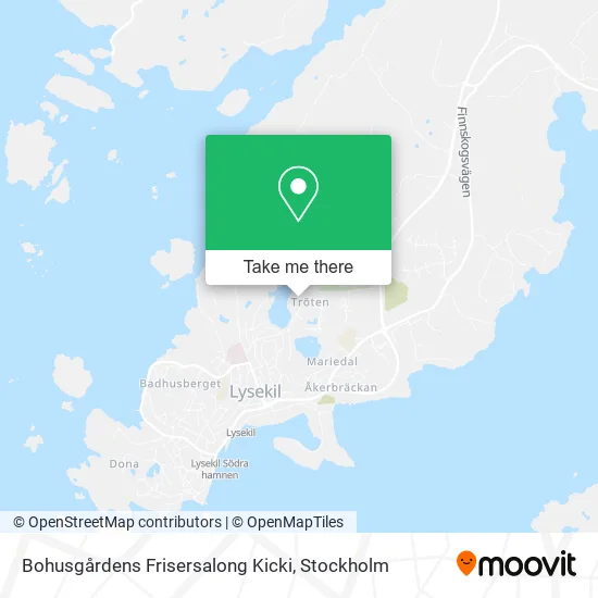 Bohusgårdens Frisersalong Kicki map