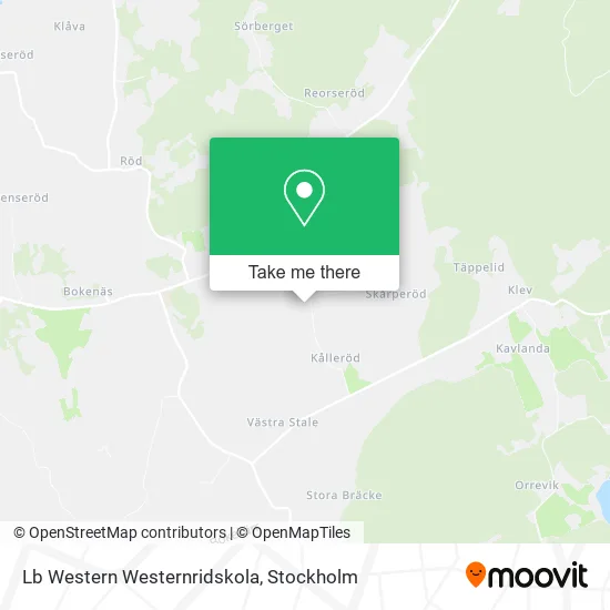 Lb Western Westernridskola map