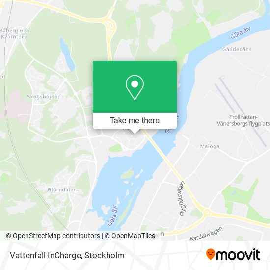 Vattenfall InCharge map