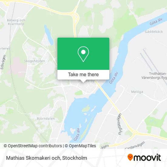 Mathias Skomakeri och map