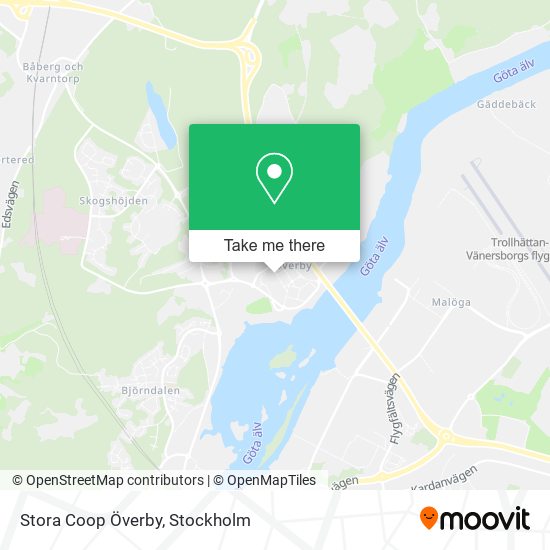 Stora Coop Överby map