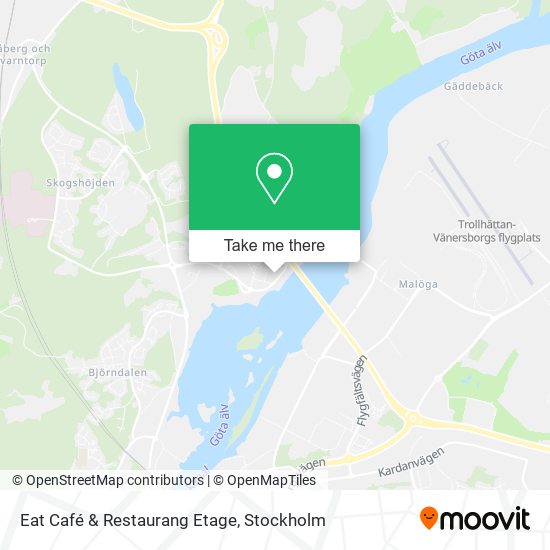 Eat Café & Restaurang Etage map