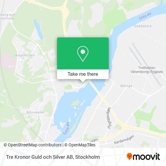 Tre Kronor Guld och Silver AB map