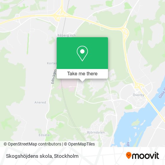 Skogshöjdens skola map