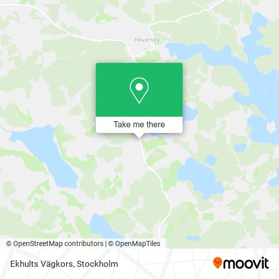 Ekhults Vägkors map