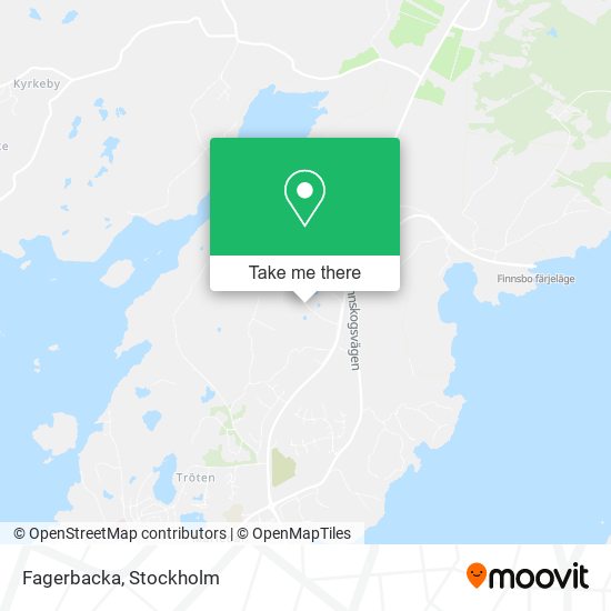 Fagerbacka map