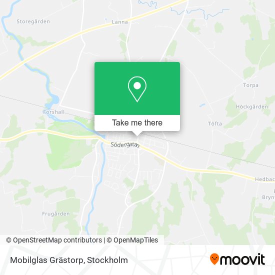 Mobilglas Grästorp map