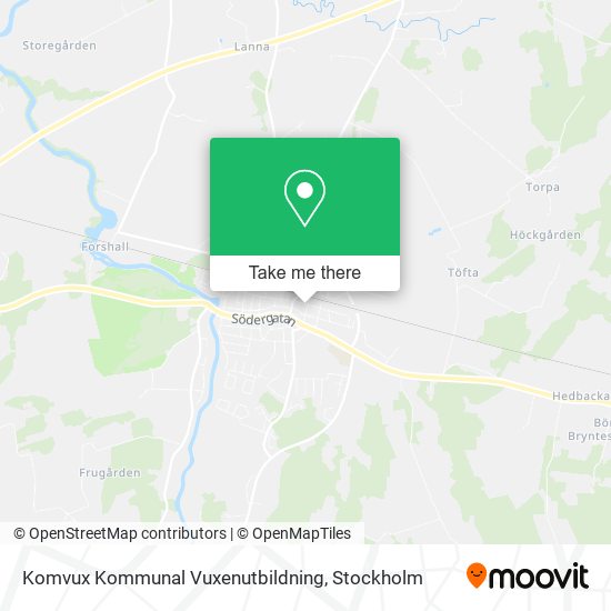 Komvux Kommunal Vuxenutbildning map