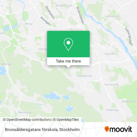 Bronsåldersgatans förskola map